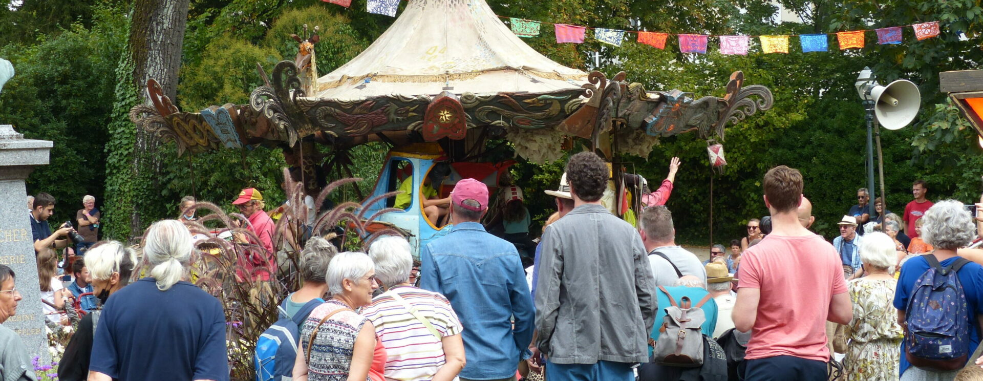 Événement dans le jardin public