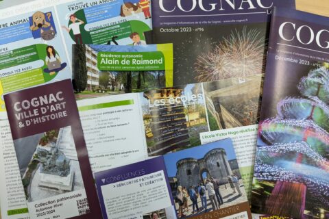 Ensemble de publications éditées par la Ville de Cognac