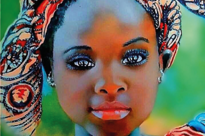 Visage d'une jeune fille - Agrandir l'image, fenêtre modale